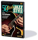 50 Licks Jazz Style-DVD Guitar and Fretted sheet music cover